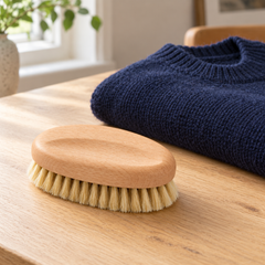 Beech Oval Clothes Brush