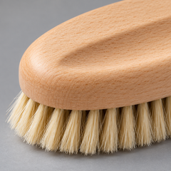 Beech Oval Clothes Brush